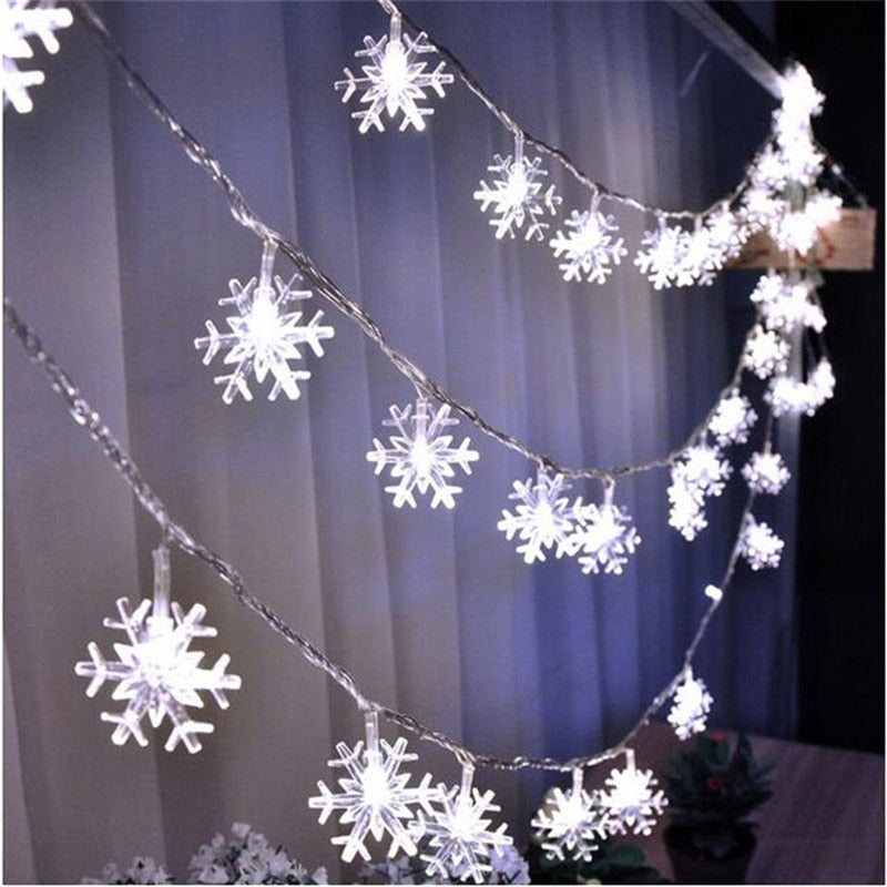 LED- Schneeflocken Deko