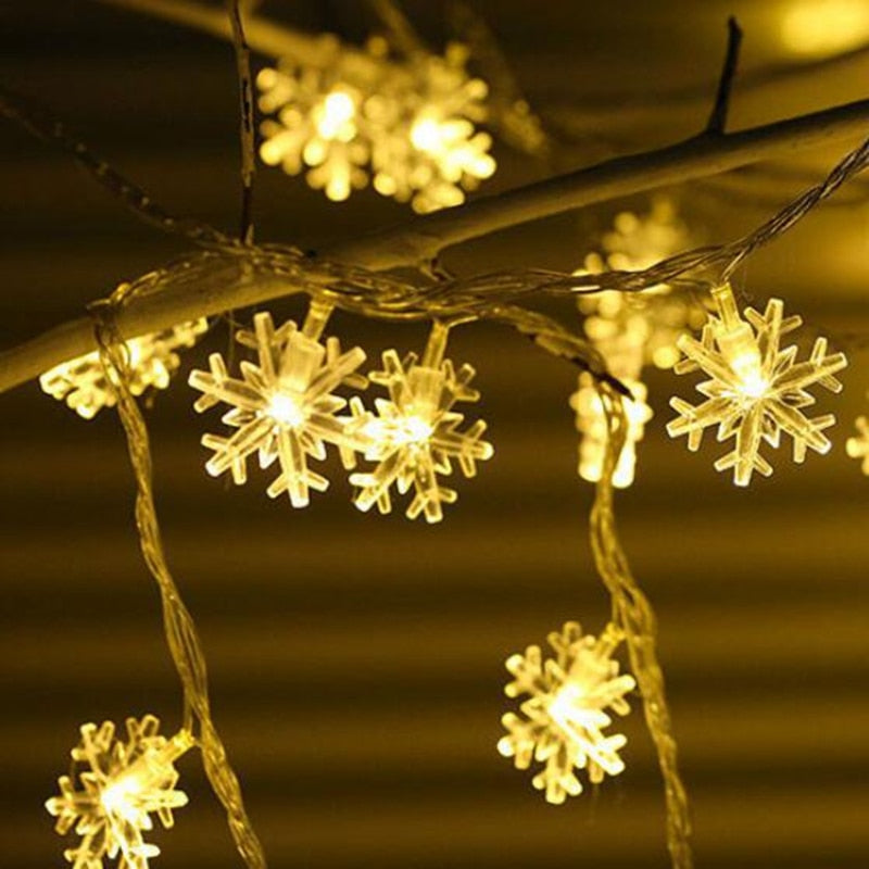 LED- Schneeflocken Deko