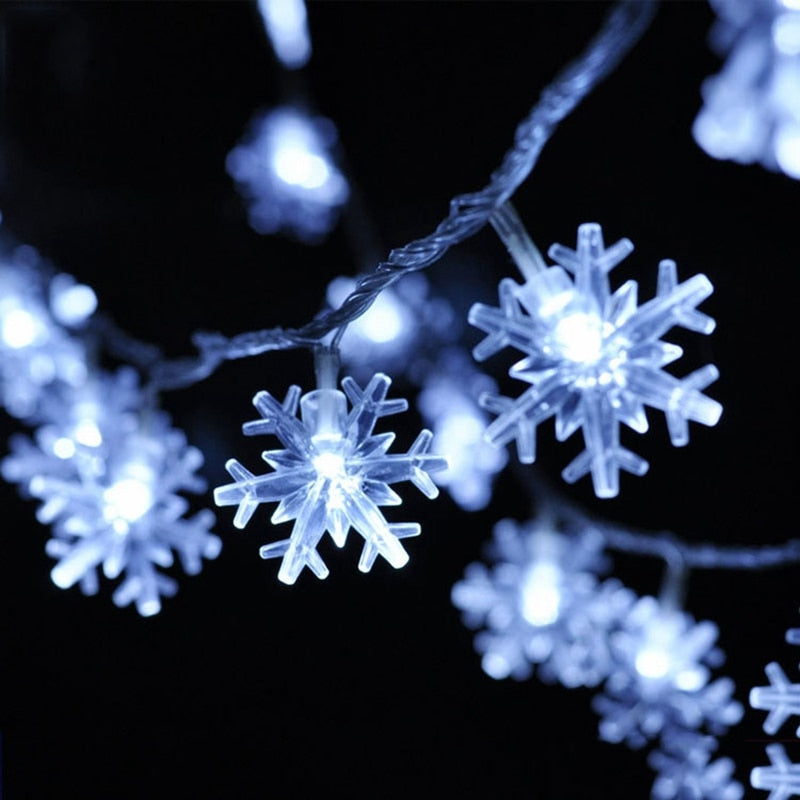 LED- Schneeflocken Deko