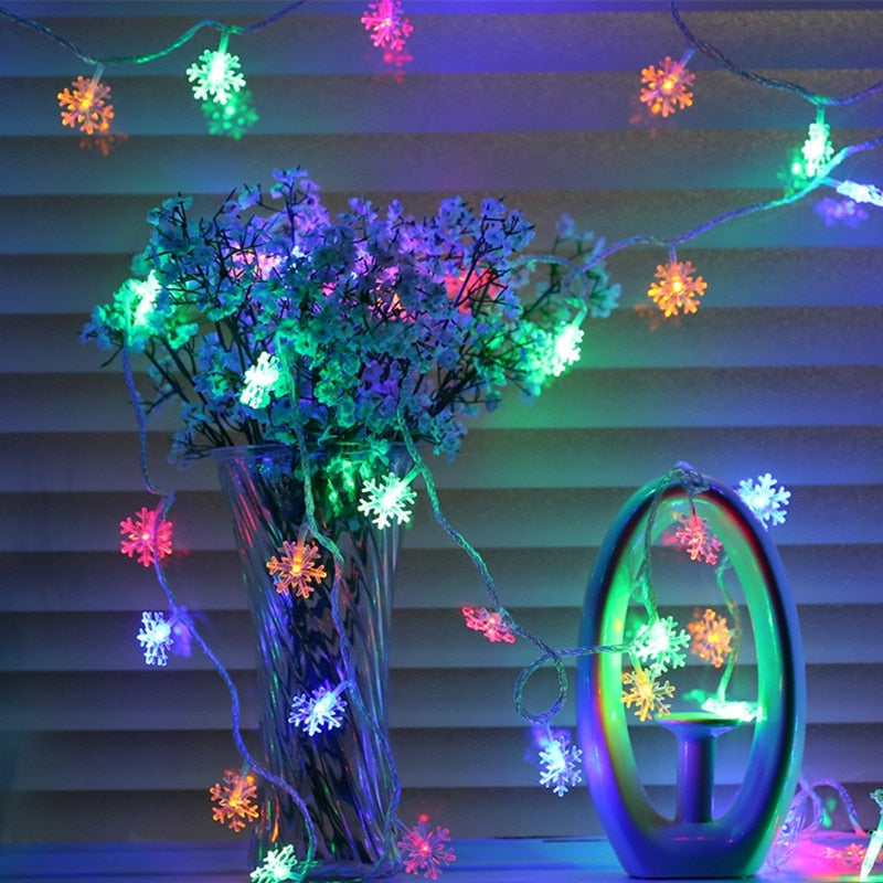 LED- Schneeflocken Deko