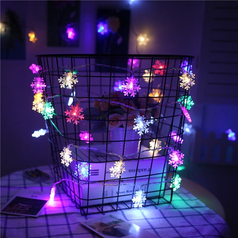 LED- Schneeflocken Deko