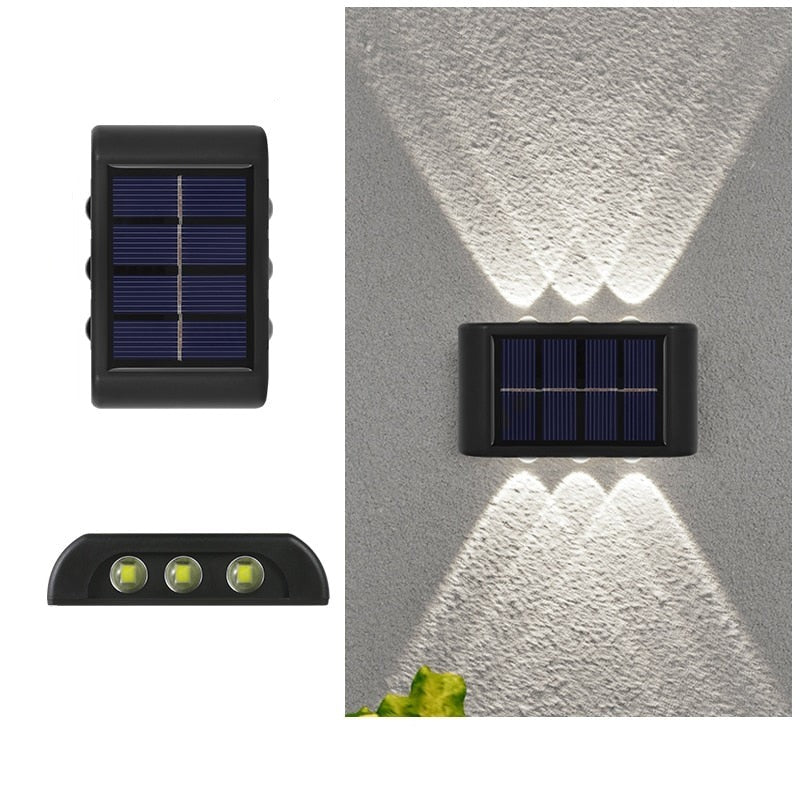 Solar Wandlampe