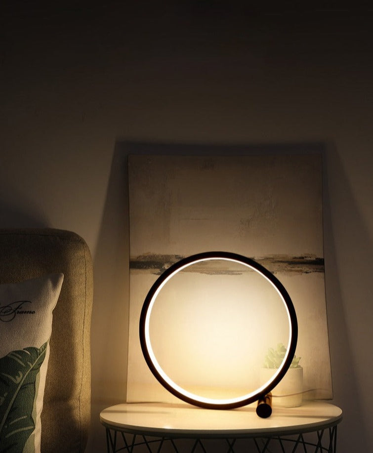 Kreisförmige LED Tischlampe