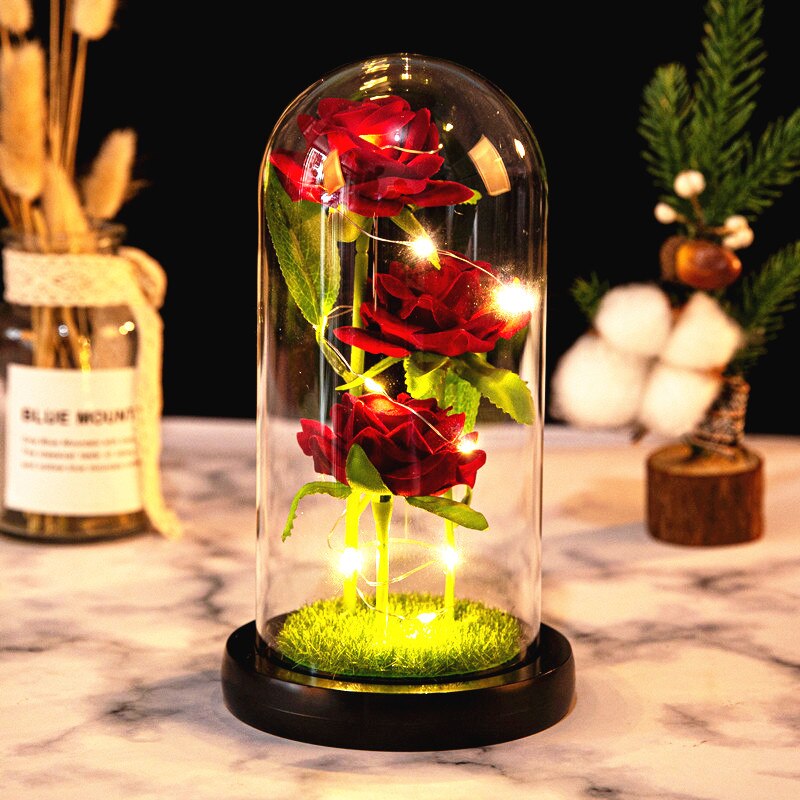Rosen im Glas