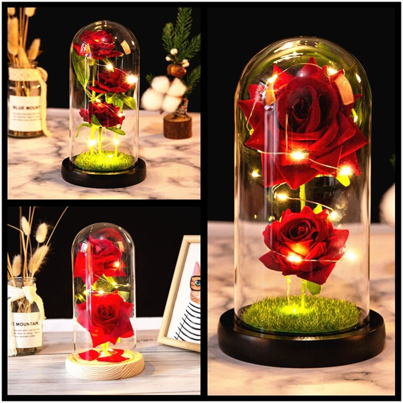 Rosen im Glas