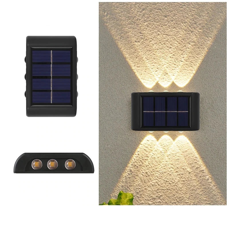 Solar Wandlampe