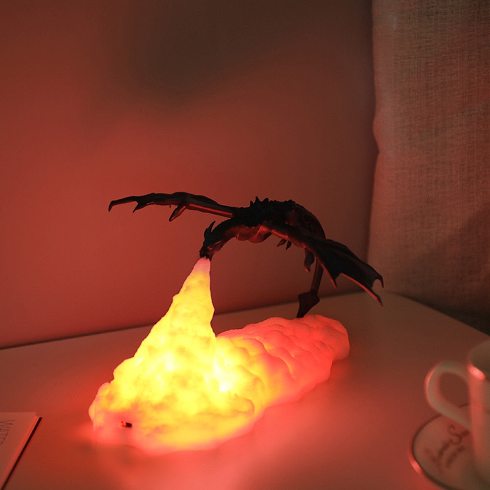 3D Feuerspeiender Drache